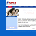 Screen shot of the Fena Ltd website.