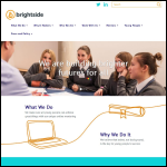 Screen shot of the The-brightside Ltd website.