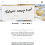 Screen shot of the Windmill Hotel & Restaurant Ltd website.