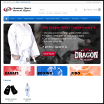 Screen shot of the Ultimate Martial Arts Academy Ltd website.