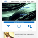 Screen shot of the Spd Design Ltd website.