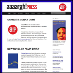 Screen shot of the Aaaargh! Press Ltd website.