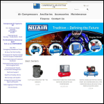 Screen shot of the Compressed Air Systems UK website.