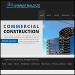 Screen shot of the Everest Build Ltd website.
