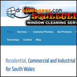 Screen shot of the Dr Squeegees Cleaning Services Ltd website.