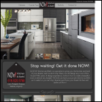 Screen shot of the Now Bath Ltd website.