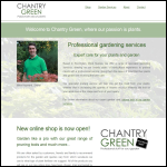 Screen shot of the Chantry Green Consultancy Ltd website.