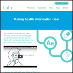 Screen shot of the Luto Ltd website.