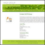 Screen shot of the Wcr Associates Ltd website.