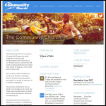 Screen shot of the Surbiton Community Church website.