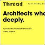 Screen shot of the Architectural Thread Ltd website.