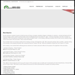 Screen shot of the A.K.U. Management Ltd website.