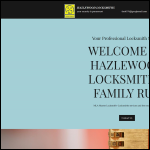 Screen shot of the Hazlewood Locksmiths Ltd website.