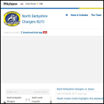 Screen shot of the North Derbyshire Chargers Rlfc website.