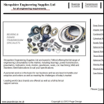 Screen shot of the Shropshire Engineering Supplies Ltd website.