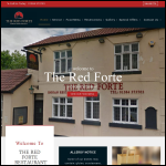 Screen shot of the Redforte Restaurant Ltd website.