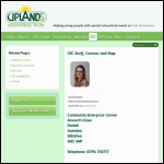 Screen shot of the Uplands Educational Trust website.
