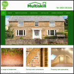 Screen shot of the Multiskill (UK) Ltd website.
