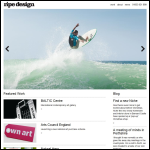 Screen shot of the Ripe Web Design Ltd website.