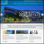 Screen shot of the Orsett Ltd website.