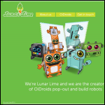 Screen shot of the Lunar Lime Ltd website.
