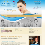 Screen shot of the Peninsula Breast & General Surgery Ltd website.