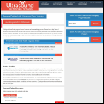 Screen shot of the Advance Ultrasound Services Ltd website.