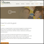 Screen shot of the Cascadia Consulting Ltd website.
