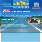 Screen shot of the Biking Abroad Ltd website.