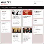 Screen shot of the Partisan Media Ltd website.
