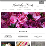 Screen shot of the Heavenly Homes & Gardens Ltd website.