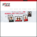 Screen shot of the Fizz Portraits Ltd website.