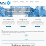 Screen shot of the Stac Climate Control Ltd website.