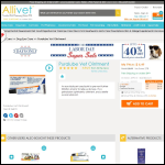 Screen shot of the Allivet Ltd website.