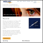 Screen shot of the Mid Labs Ltd website.