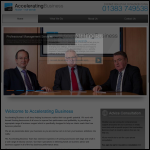 Screen shot of the You & Me Business Ltd website.