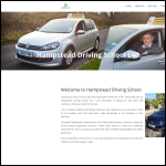 Screen shot of the Hampstead Driving School Ltd website.
