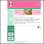 Screen shot of the Tots Day Nursery Ltd website.