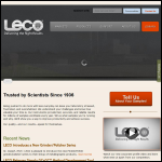 Screen shot of the Leco Properties Ltd website.