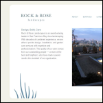Screen shot of the Rock & Rose Ltd website.