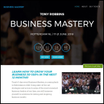 Screen shot of the Business Mastery Ltd website.