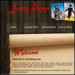Screen shot of the Jonty Ltd website.