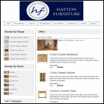 Screen shot of the Hattons Office Furniture website.