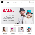Screen shot of the Shappos Ltd website.