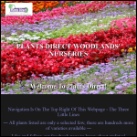 Screen shot of the Woodlands Nursery (Dorset) Ltd website.