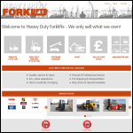 Screen shot of the Heavyduty Forklifts (Europe) Ltd website.