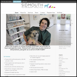 Screen shot of the Sidmouth Pets Ltd website.