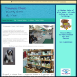 Screen shot of the Treasure Chest Gifts Ltd website.