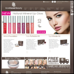 Screen shot of the Bare Faced Skin Ltd website.