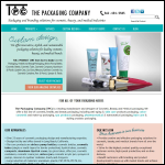Screen shot of the Tpc Beauty Ltd website.